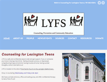 Tablet Screenshot of lyfsinc.org